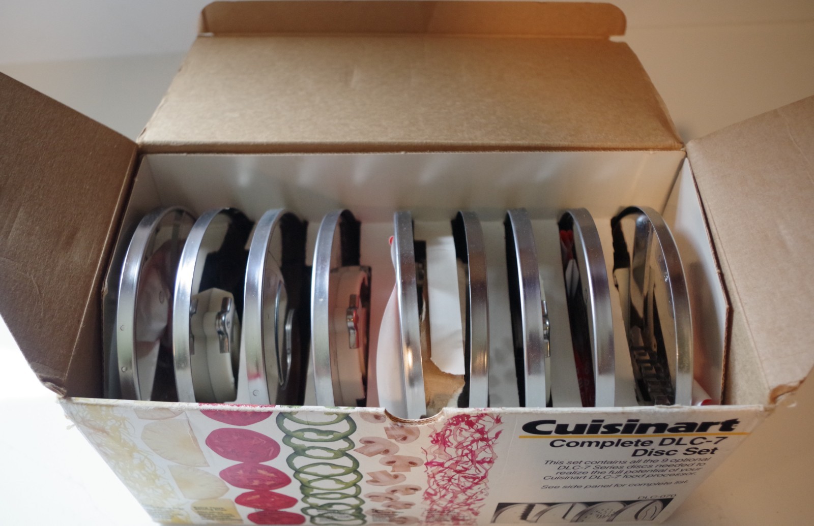 Cuisinart Complete DLC-7 Series 9 Piece Disc Set-Japan-NIB