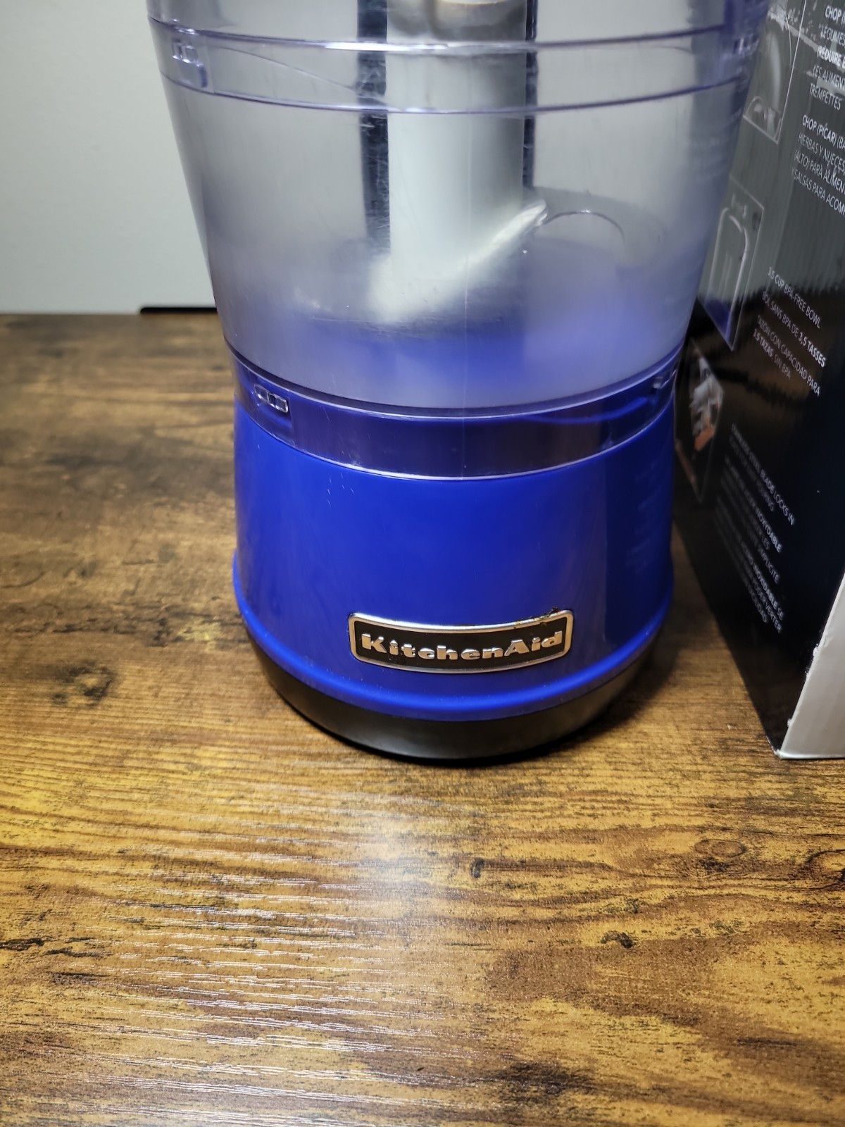 Kitchenaid Empire Blue 3.5 Cup Food Chopper 2 Speed Works