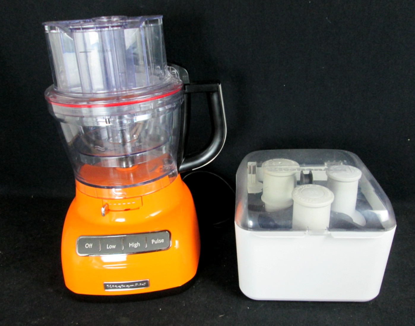 Kitchen Aid KFP1356TG Food Processor Rare Color Orange with ACCESSORIES Box