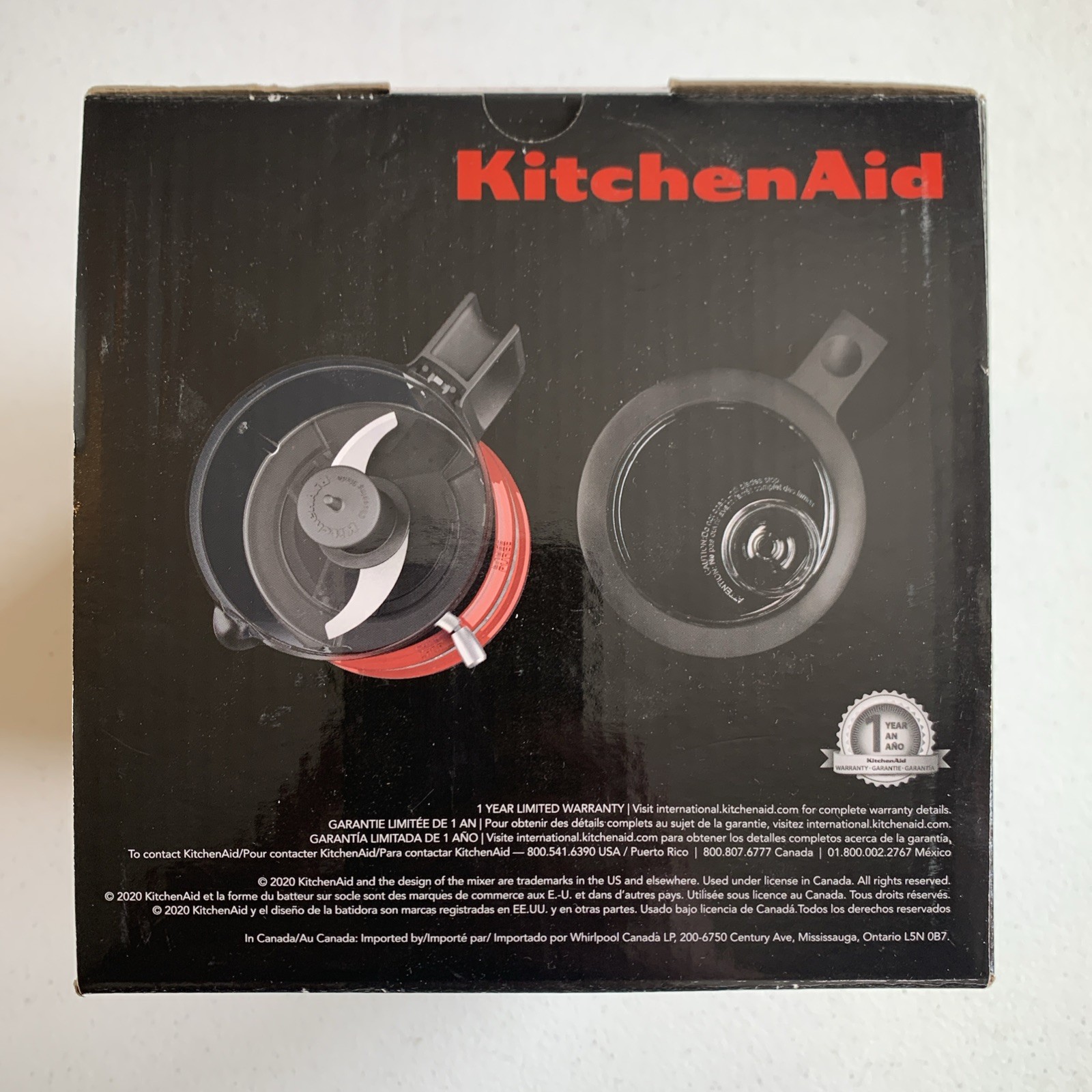 New KitchenAid KFC3516ER 3.5 Cup Mini Food Processor, Empire Red