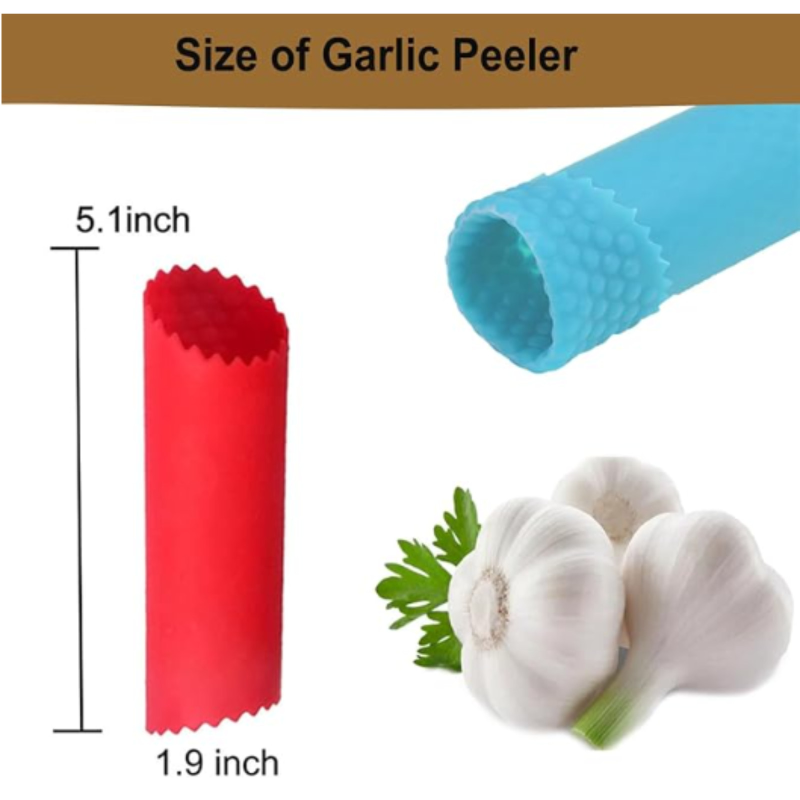 Electric Garlic Chopper Mini Portable Grinder and 3 pcs Silicon Peel Tube 250ML