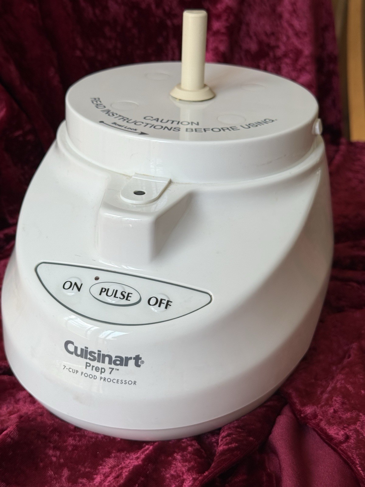 Cuisinart DLC-2007N Prep 7 7-Cup Food Processor Motor Base Unit Only. Tested.