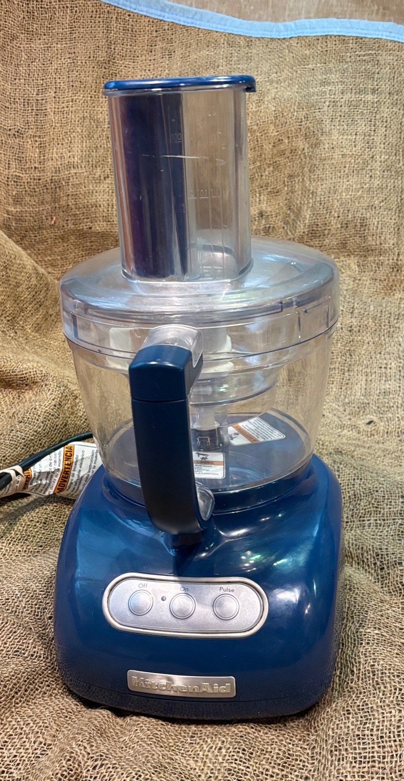 Kitchen Aide food processor KFP750 Dark Blue Excellent running condition