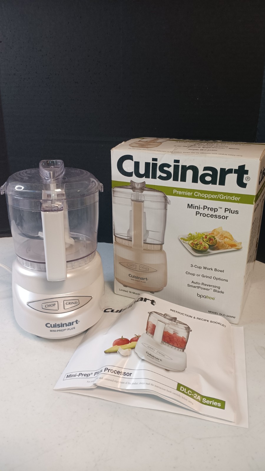 Cuisinart Food Processor Mini-Prep Plus Model DLC-2A Premier Chopper Grinder
