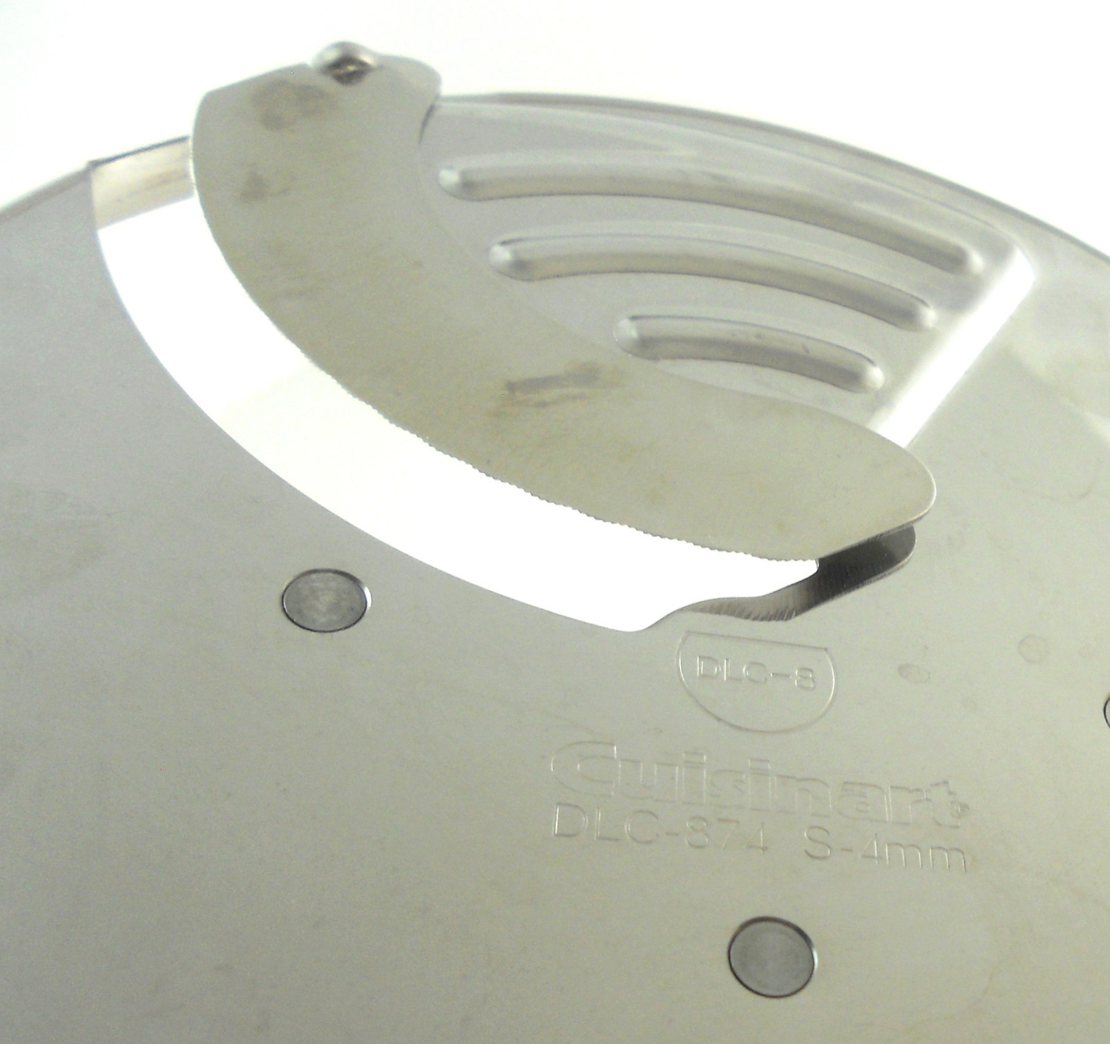 Cuisinart DLC-874 S-4mm Stainless Steel Slicing Disc DLC8 w/ Stem Made in Japan