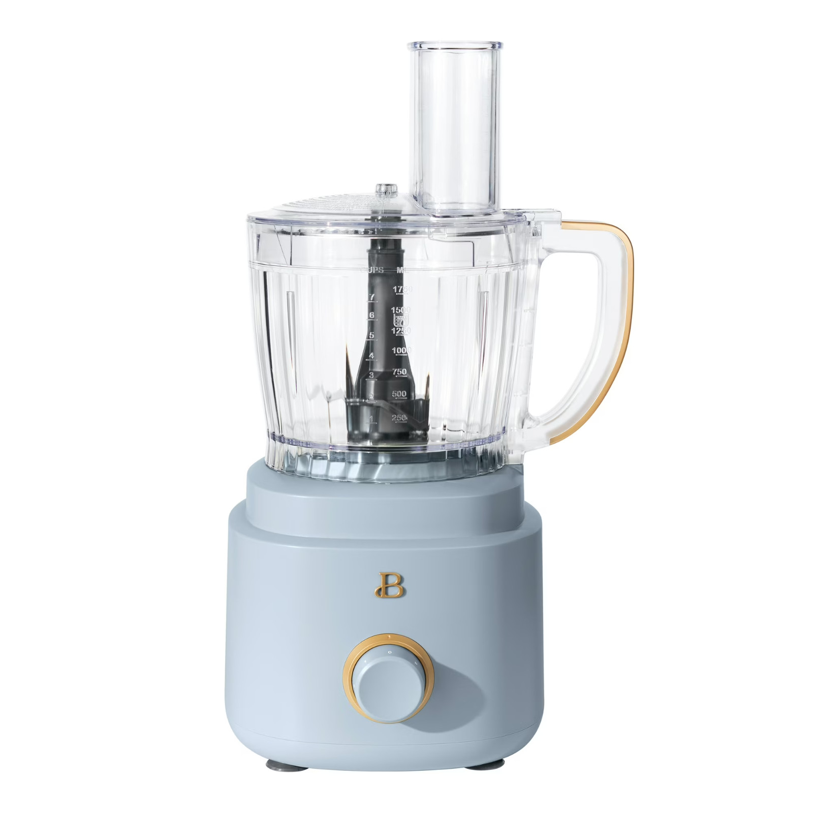 FREE SHIPPING! Beautiful 10-Cup Food Processor with Accessories, Cornflower Blue