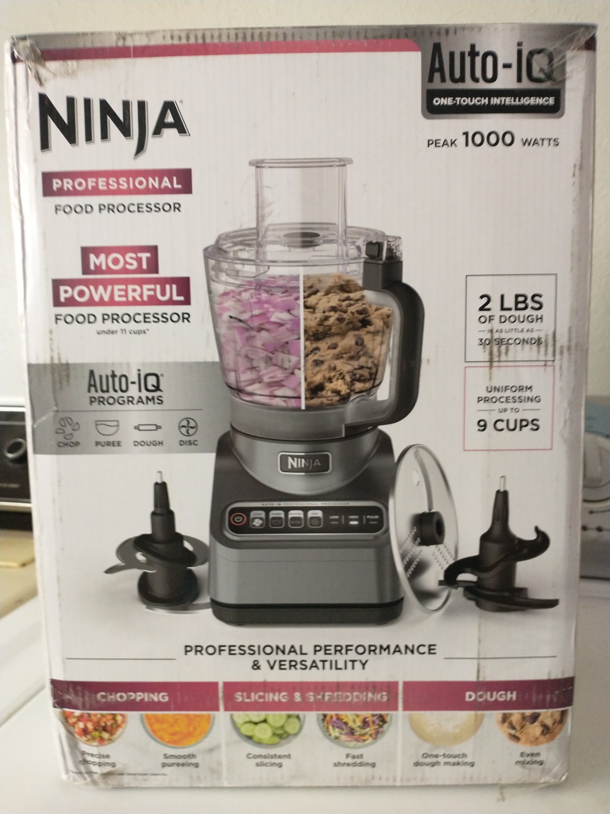 Ninja BN601 9 cup Full-Size Food Processor – Gray