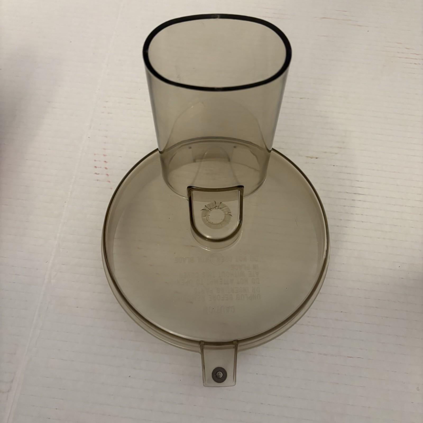 General Electric D1FP1 Food Processor Replacement Lid Top Cover Pusher