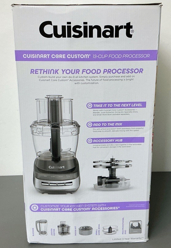 Cuisinart Core Custom 13-Cup Food Processor • Chop, Puree, Shred, Slice & More