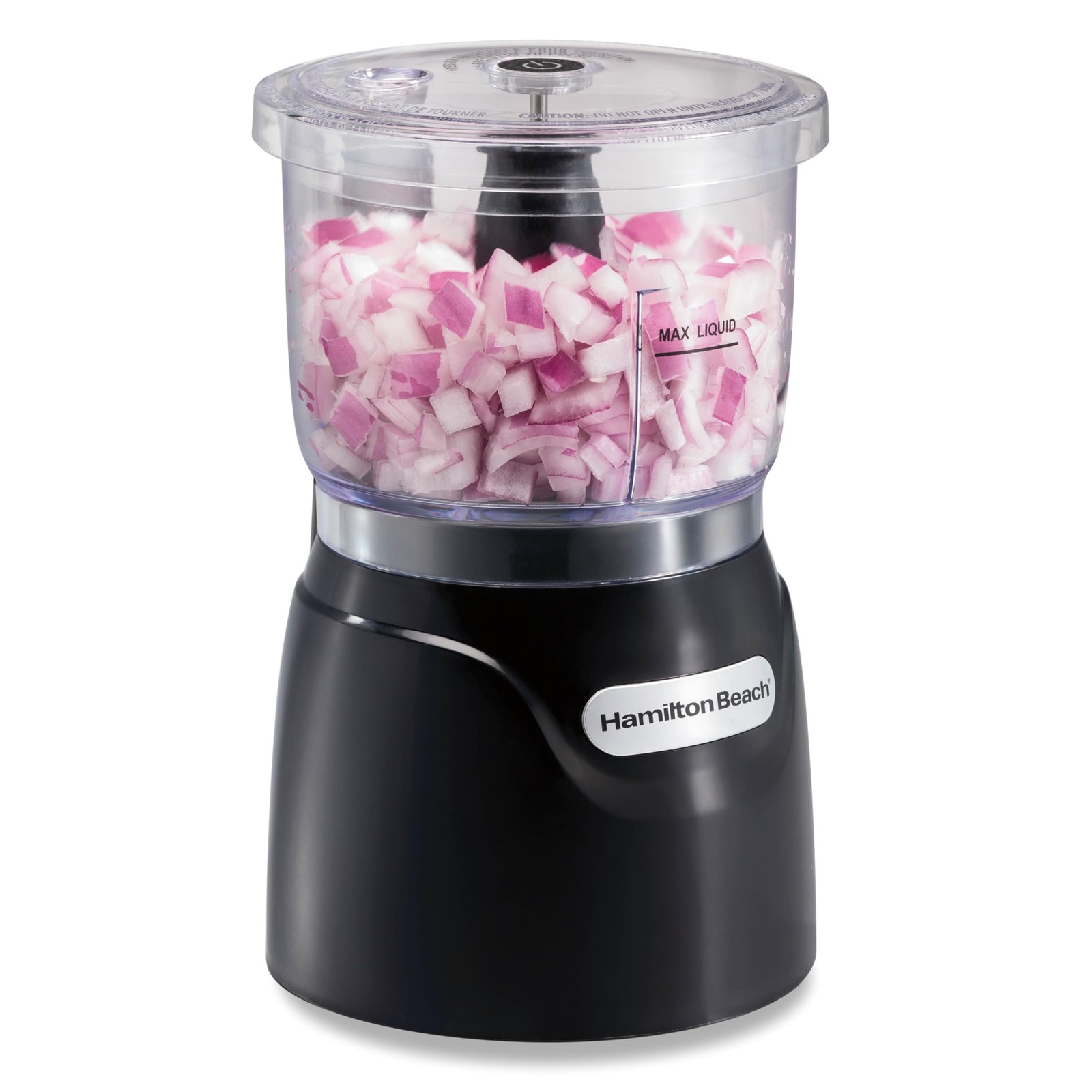 Hamilton Beach Electric Vegetable Chopper & Mini Food Processor, 3_cup, Black