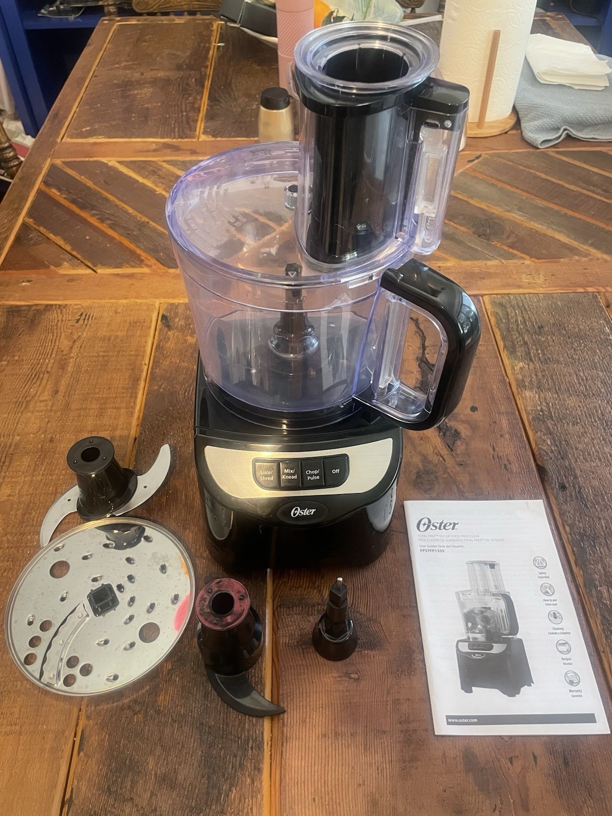 Oster FPSTFP1355 2-Speed 10-Cup Food Processor, 500-watt, Black