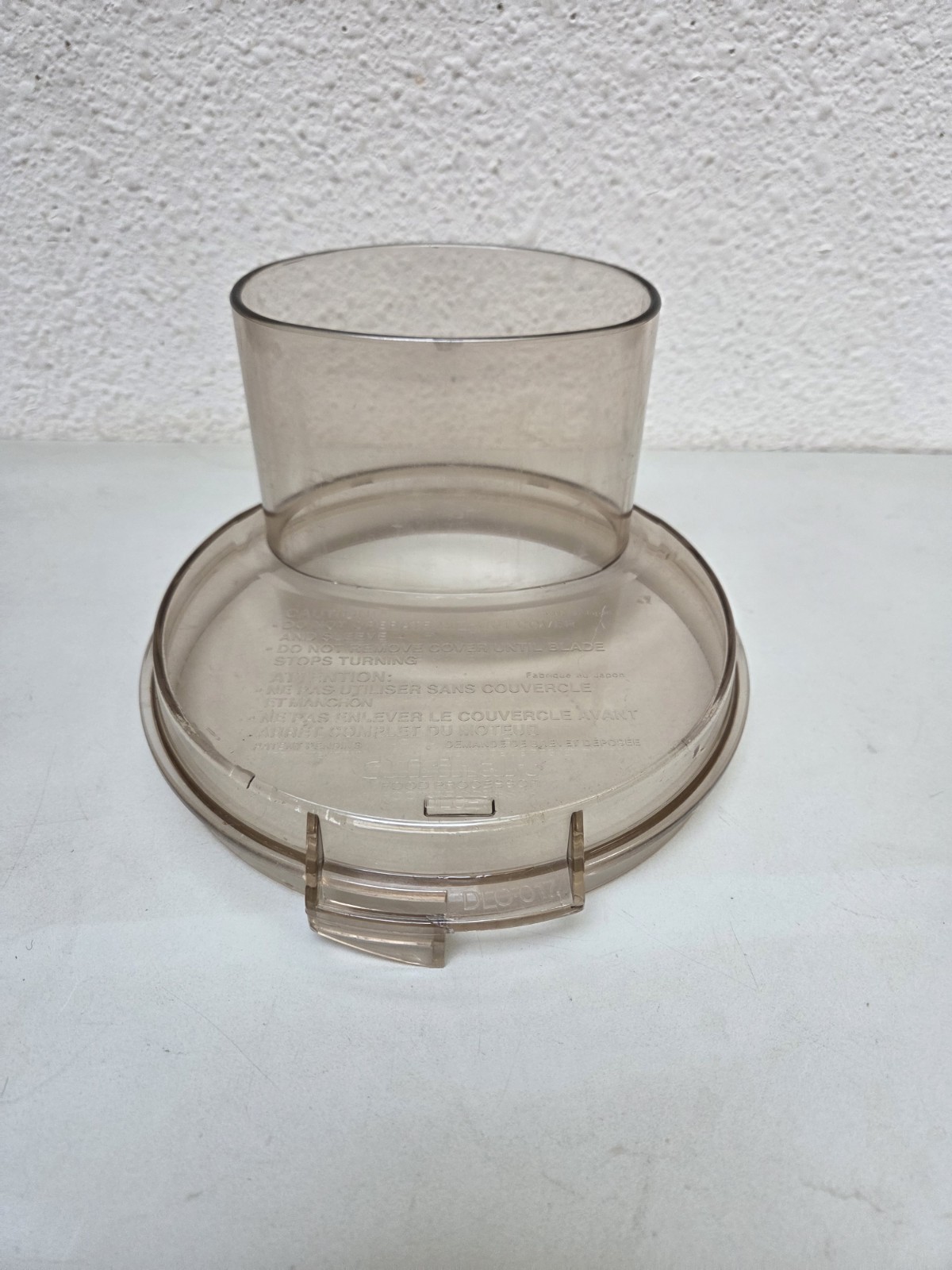 CUISINART DLC-7 AMBER FOOD PROCESSOR DLC-017 LID