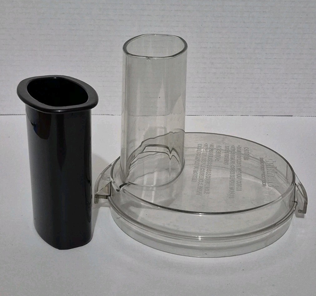 Cuisinart Food Processor DLC-5BC Work Bowl Lid & Pusher DLC-104TX