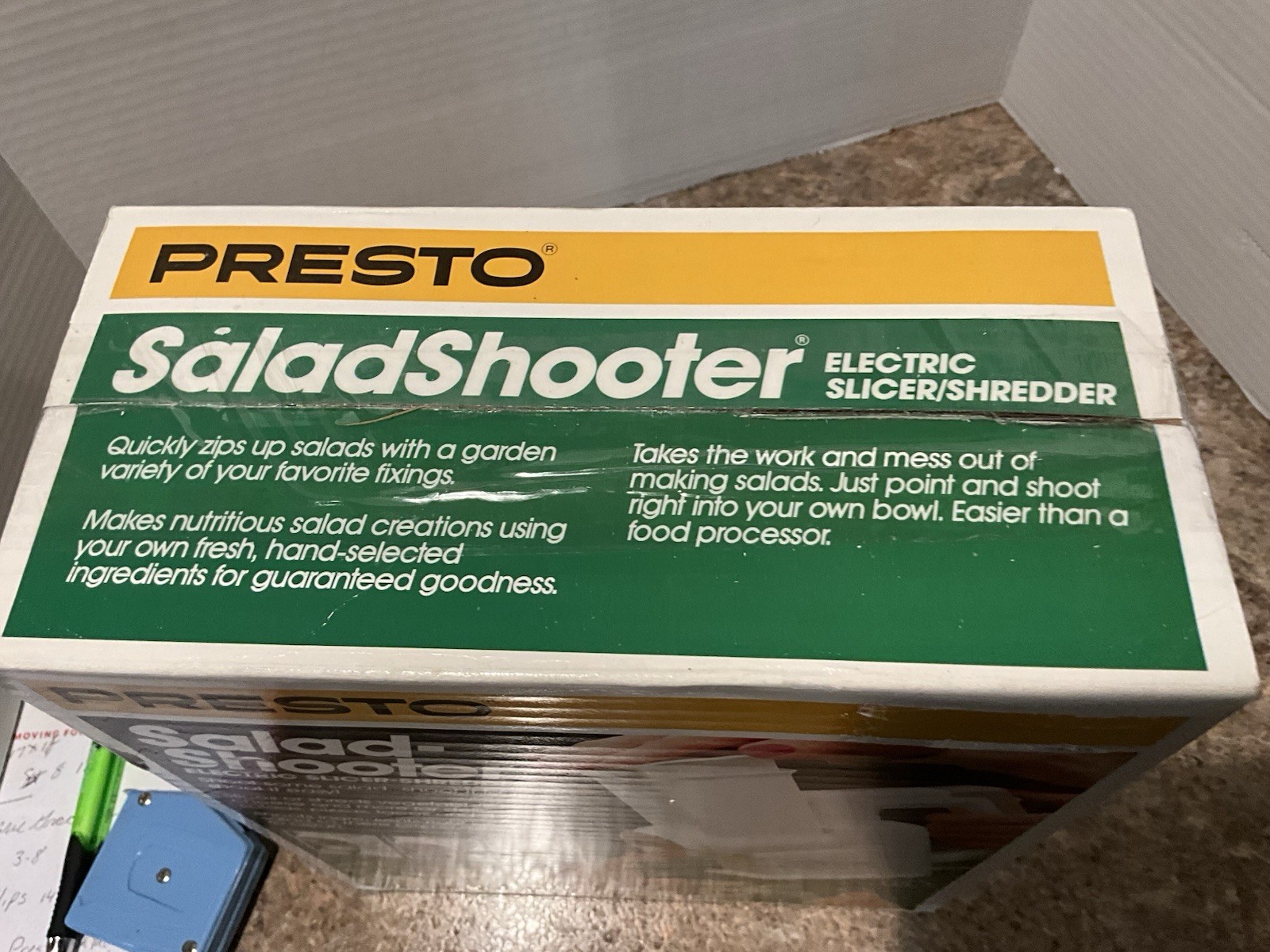 Presto 02910 SaladShooter Electric Food Slicer Shredder 120V AC New