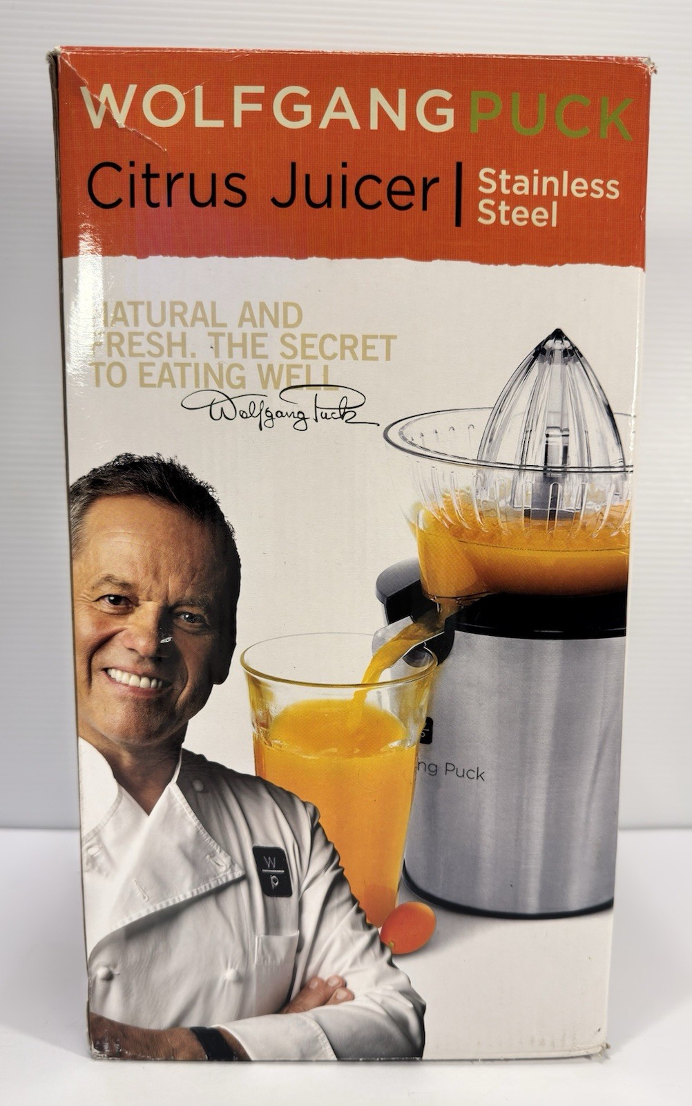Wolfgang Puck Stainless Steel Electric Citrus Juicer