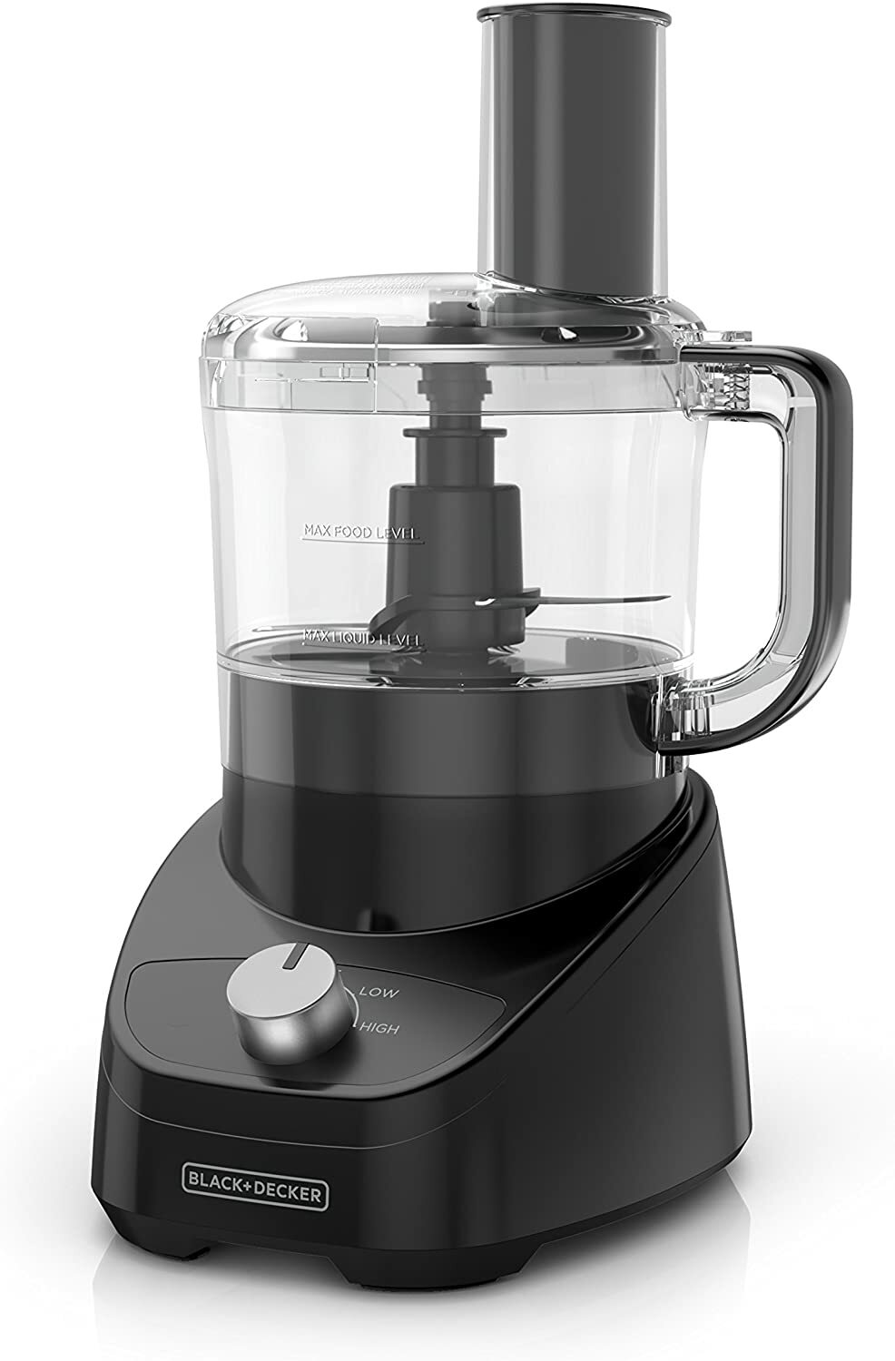 Black+Decker 3-in-1 Easy Assembly 8-Cup Food Processor, Black, FP4150B