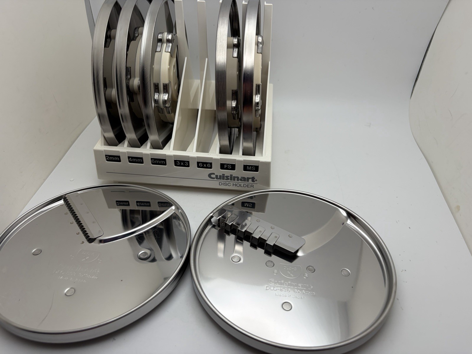 Cuisinart DLC 7 8 10 Food Processor Disc Blade Set of 7 Blades New Japan