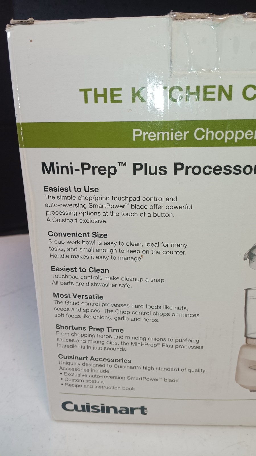 Cuisinart Food Processor Mini-Prep Plus Model DLC-2A Premier Chopper Grinder