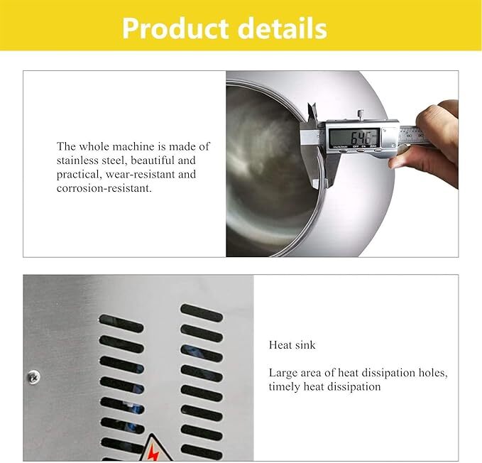 Professional small Nuts sugar peanut Chocolate candy Coating Machine 110V