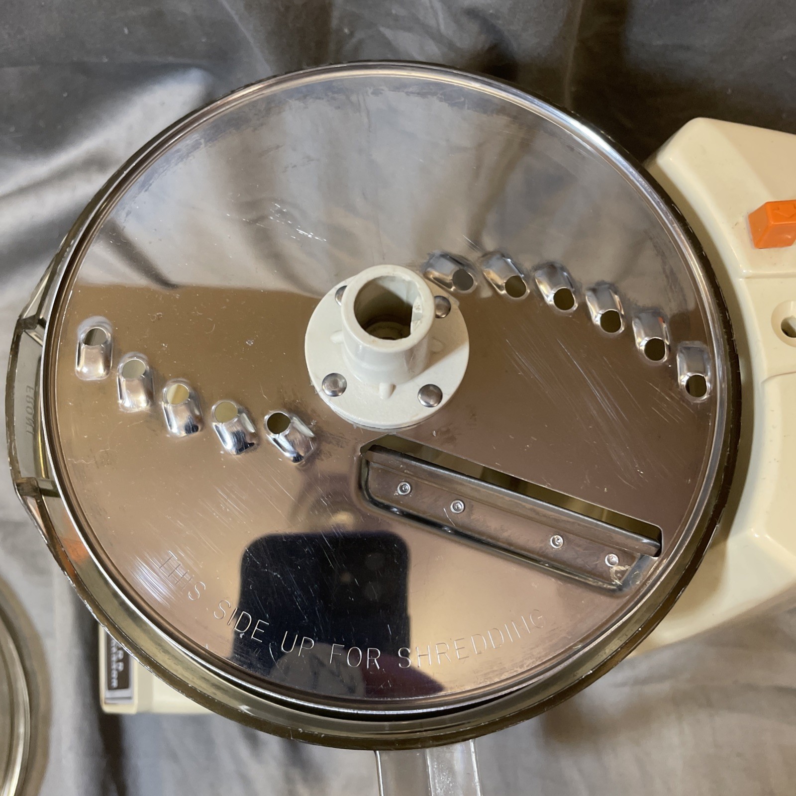 Vtg General Electric D1FP1D Full Capacity Food Processor Good Condition Read