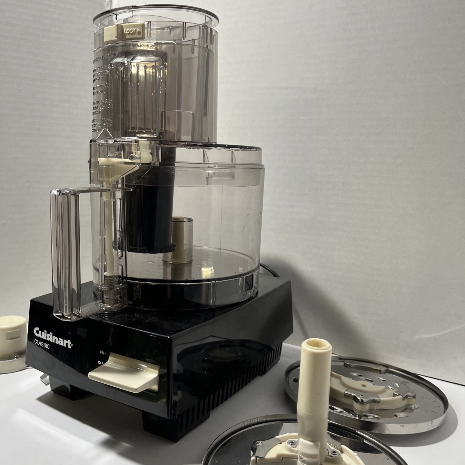 Cuisinart Classic Food Processor DLC-10 Tested Works with attachments Kit bundle