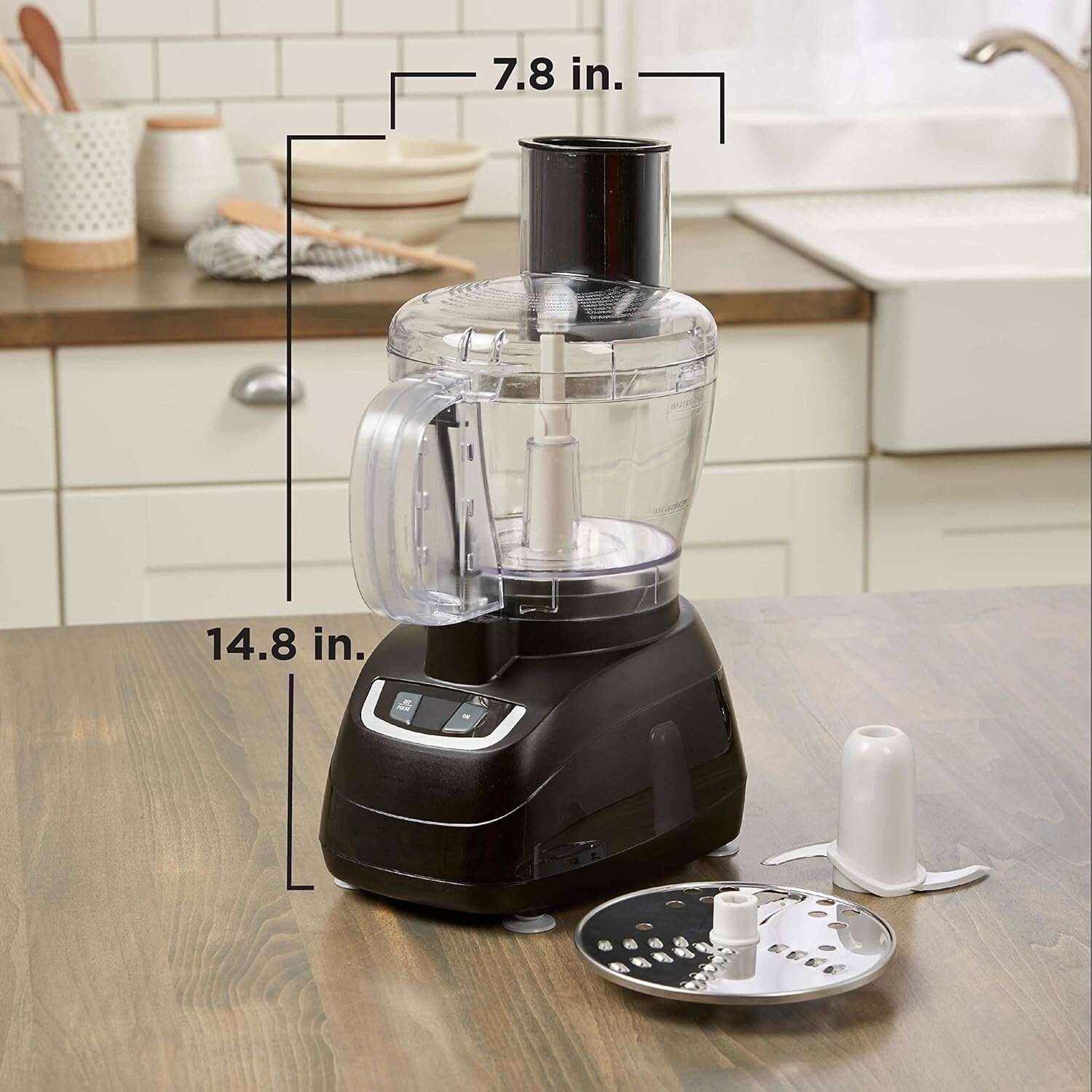 Procesador De Alimentos De 8 Tazas Acero Inoxidable Potente 450 W Nuevo 2024