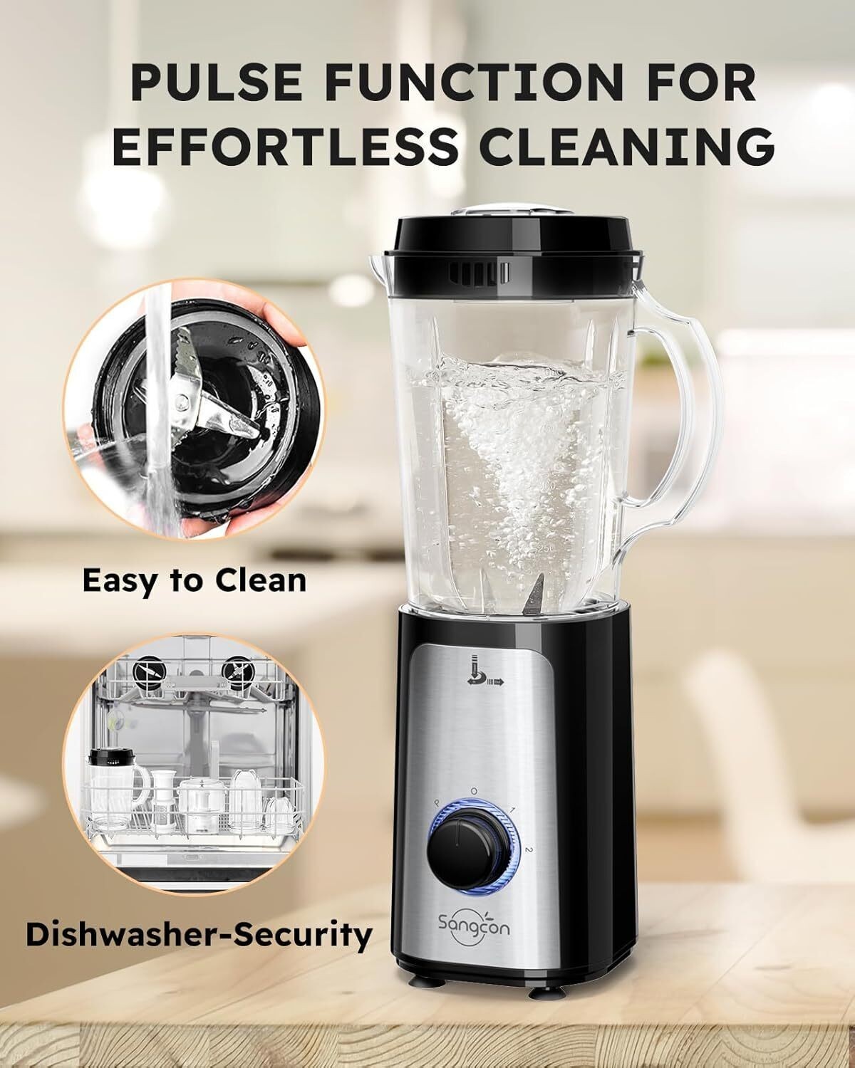 5 in 1 Blender and Food Processor Combo for Kitchen Small Electric Food Chopper
