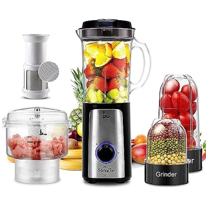 5 in 1 Blender Food Processor High Speed Electric Chopper Kitchen Tool New