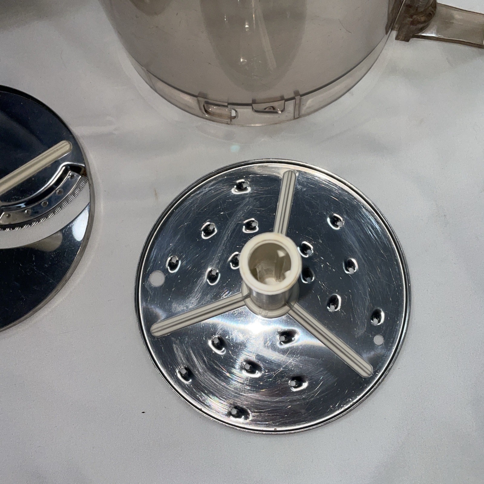 Vintage KITCHEN-AID FOOD PROCESSOR KFP 400 Tested (see Video) 9 Pieces