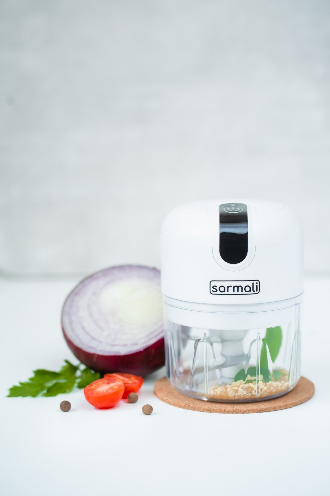 Electric Mini Garlic Chopper, 250ML Food Chopper Garlic Mincer USB, Vegetable
