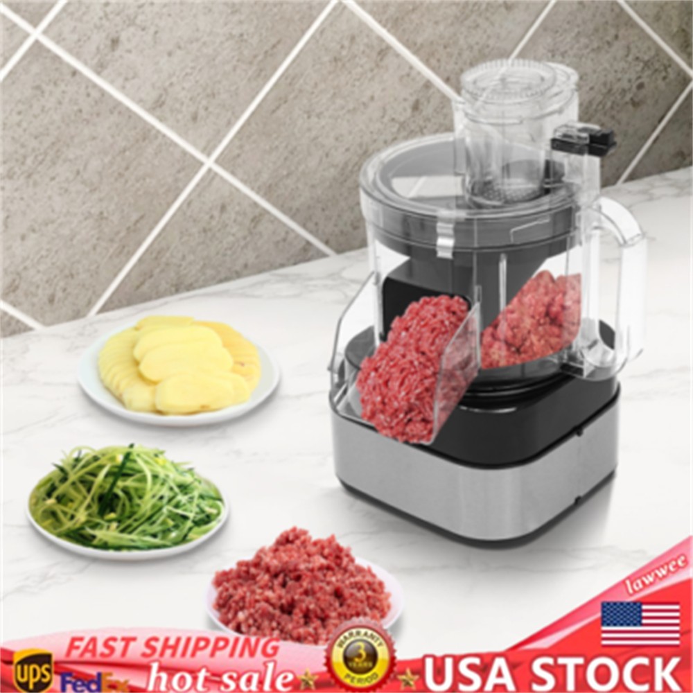 110V Electric Food Processor Vegetable Chopper Grinder Machine Commercial Home