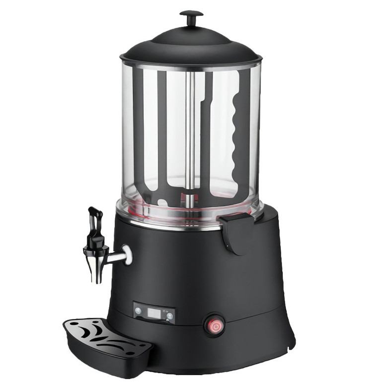 110V 5-10L Commercial Chocolate Hot Heating Dispenser Beverage Coffee Milk Mixer