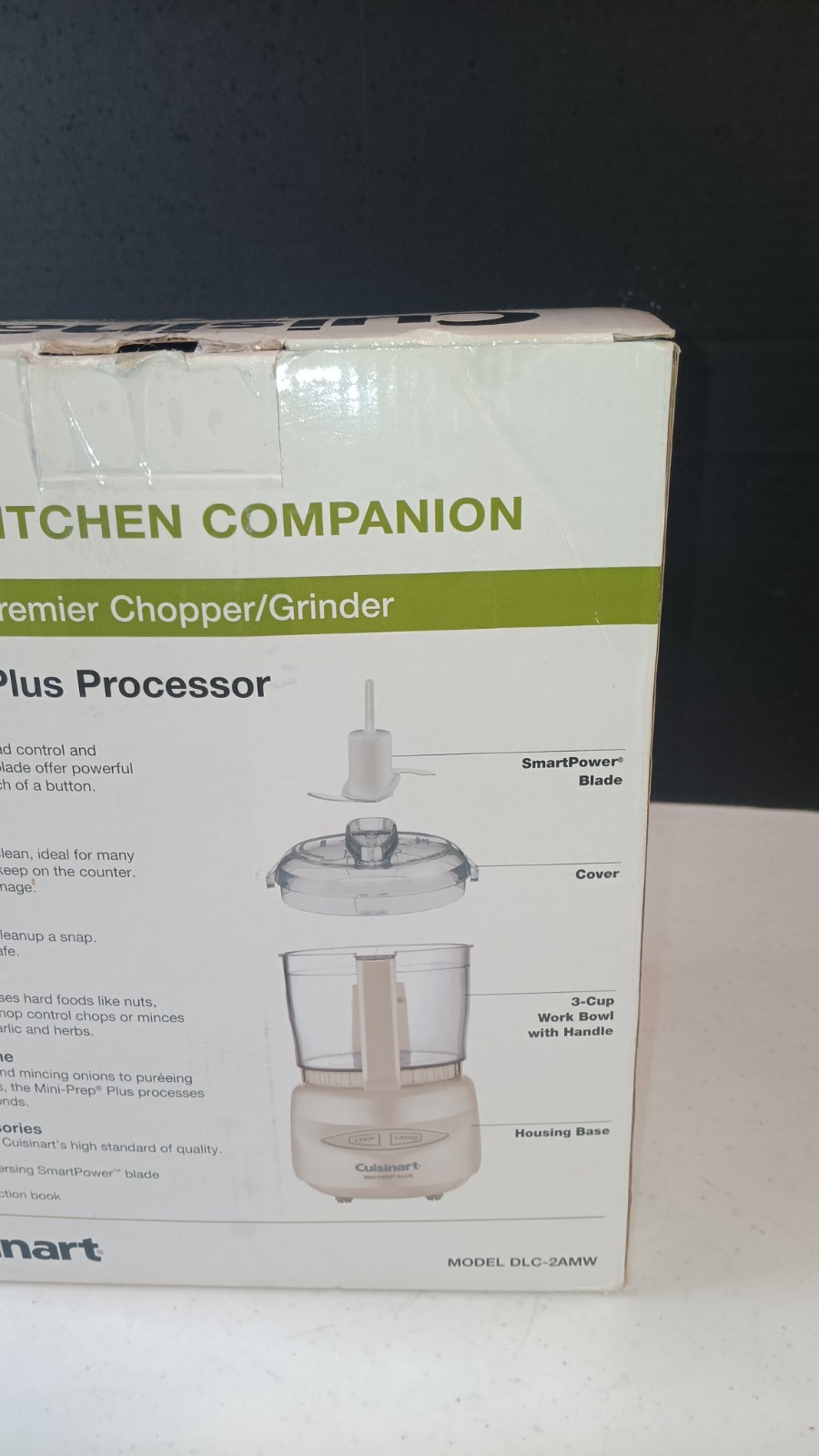 Cuisinart Food Processor Mini-Prep Plus Model DLC-2A Premier Chopper Grinder