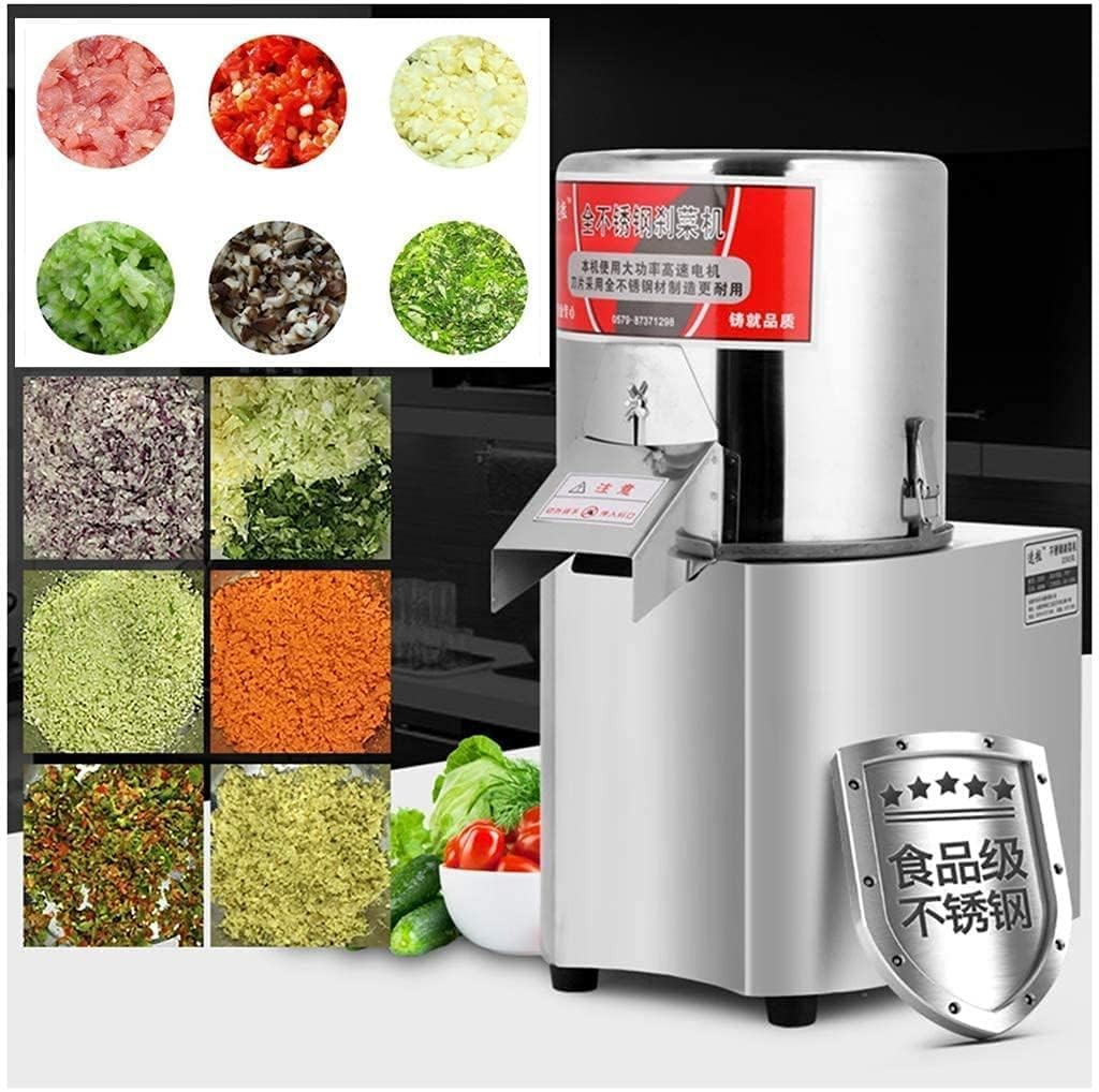 110V 600W Commercial Food Processor Machine, High Power Electric Vegetable Me…