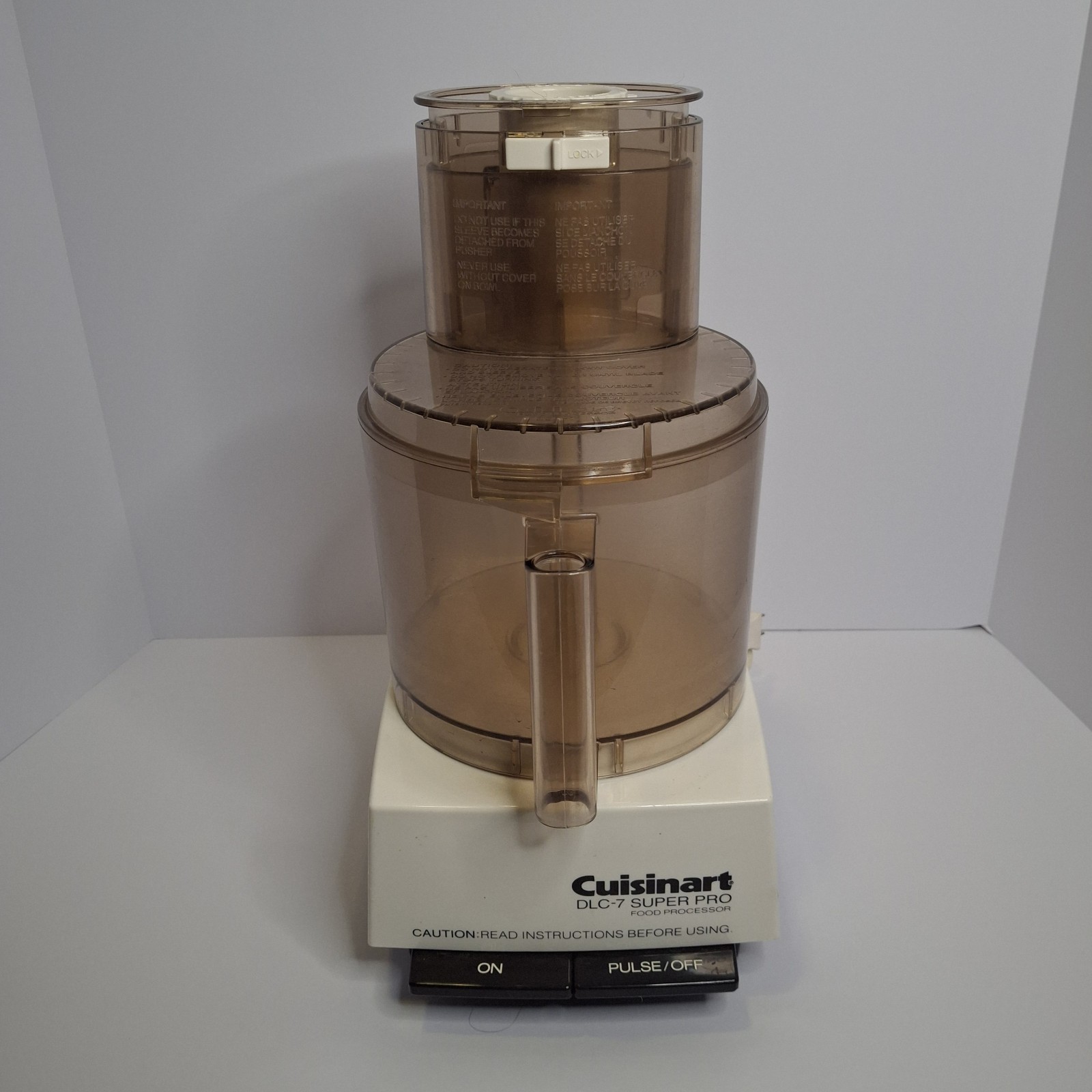 Cuisinart DLC-7 Super Pro Food Processor w/ Accessories Japan Vintage 8 Discs