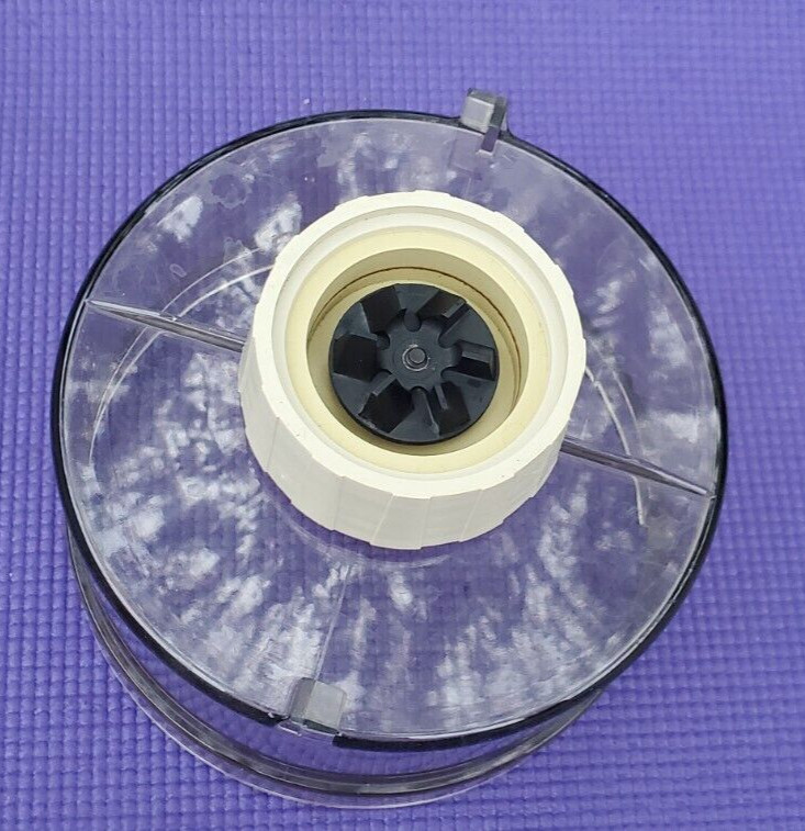 OEM General Electric Food Processor Work Bowl D1FP1 D1FP2 Amber W/Stem & ring