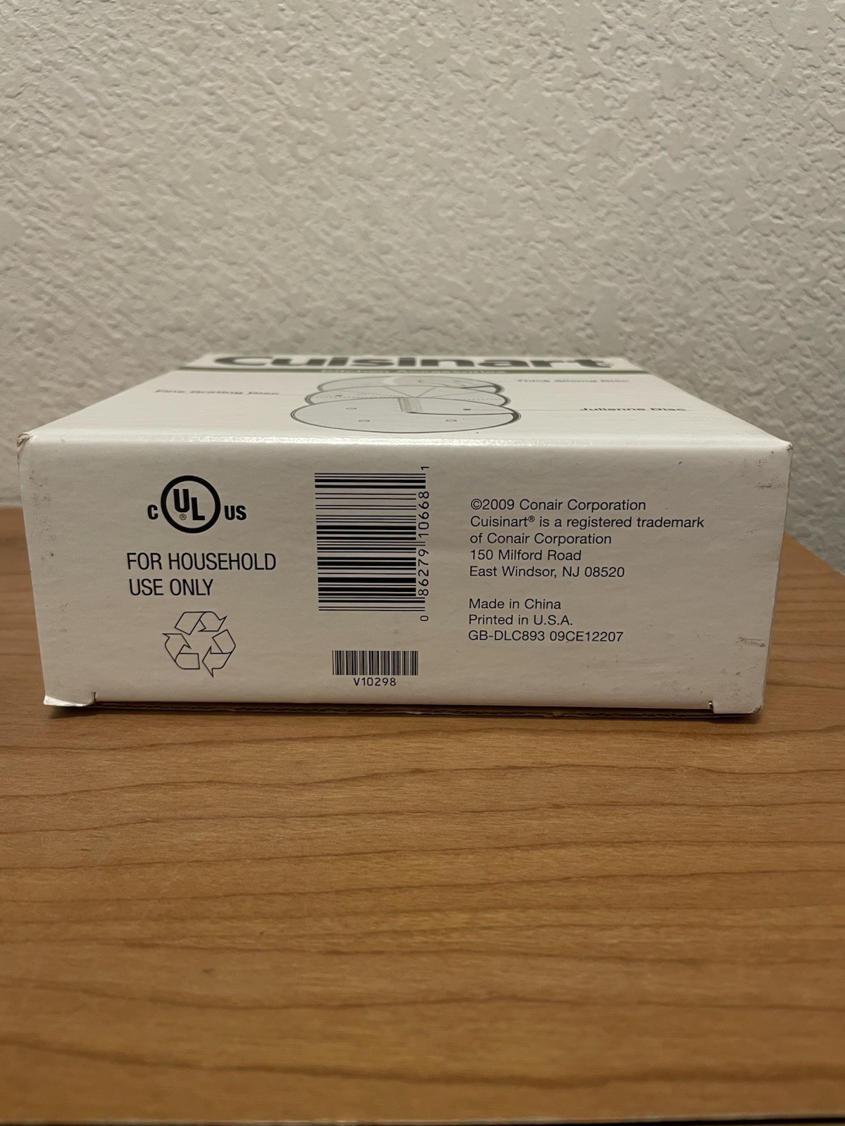 NEW Cuisinart DLC-893 Specialty 3 Disc Set For 11 And 7 Cup Processors NOS