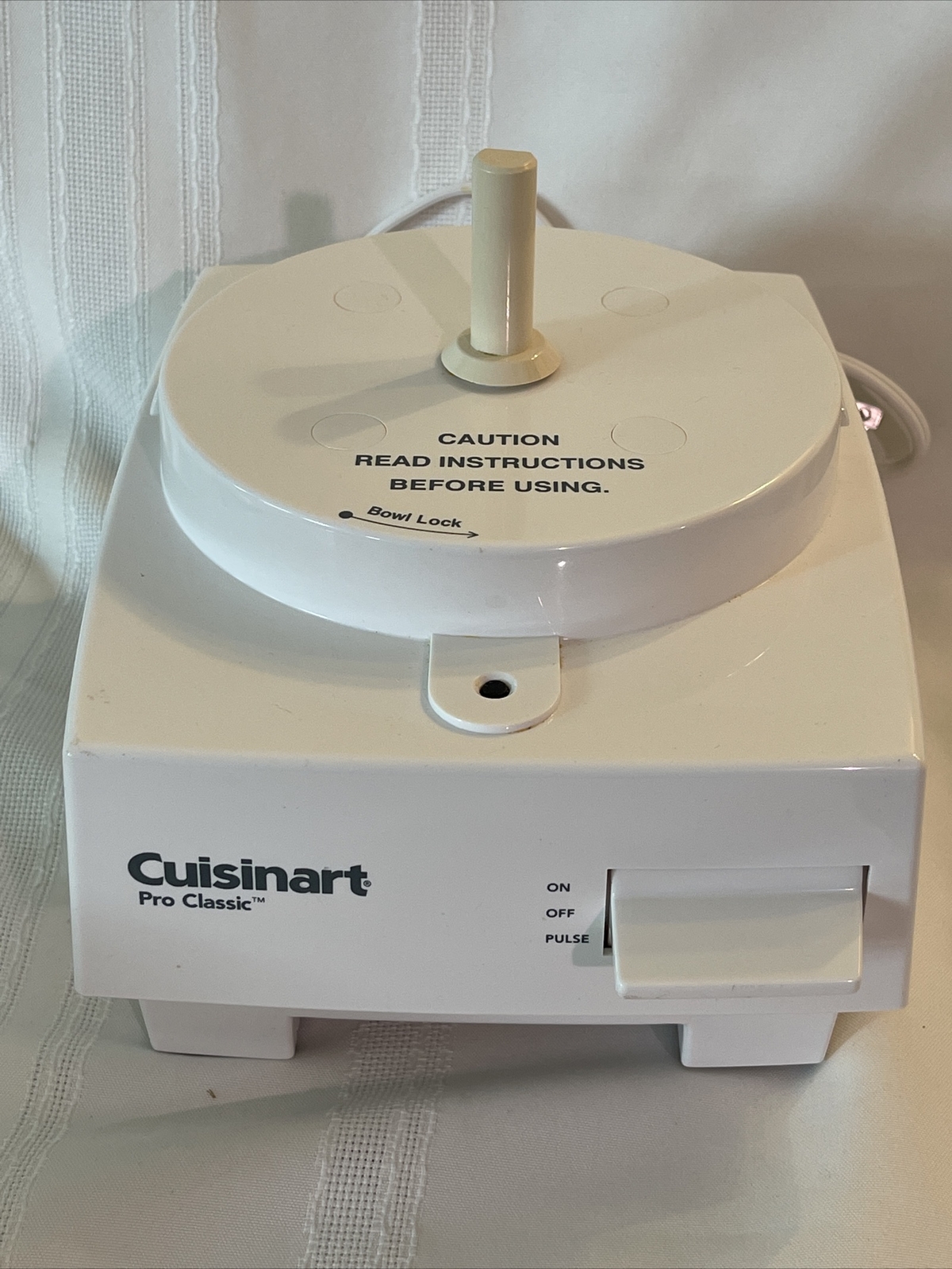 Cuisinart Pro Classic DLC-10S TX Type 25 Food Processor Motor Base TESTED/WORKS