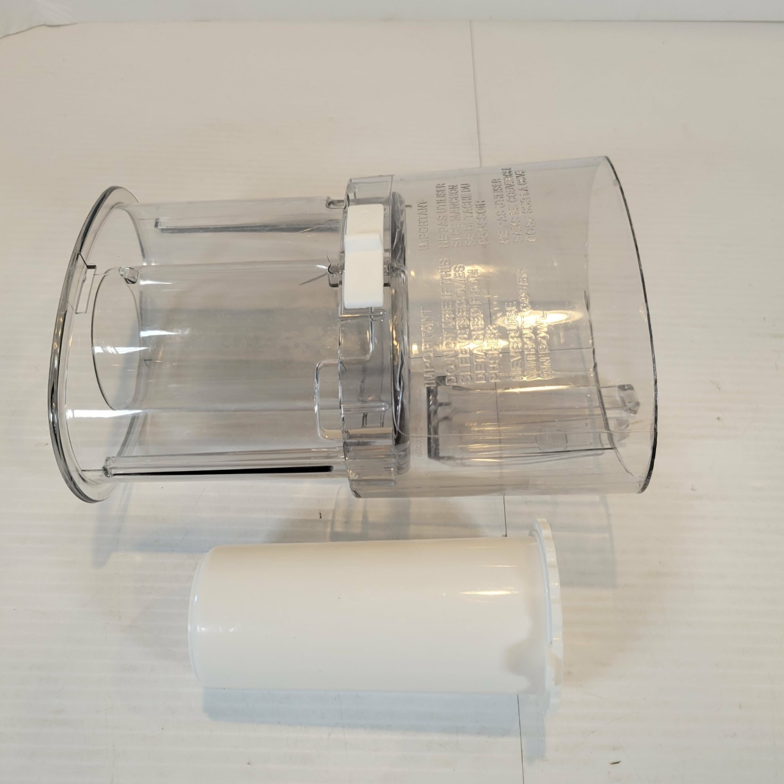 Cuisinart Pro Custom 11 Food Processor DLC-8 Chute DLC-018BGTX w/Pusher