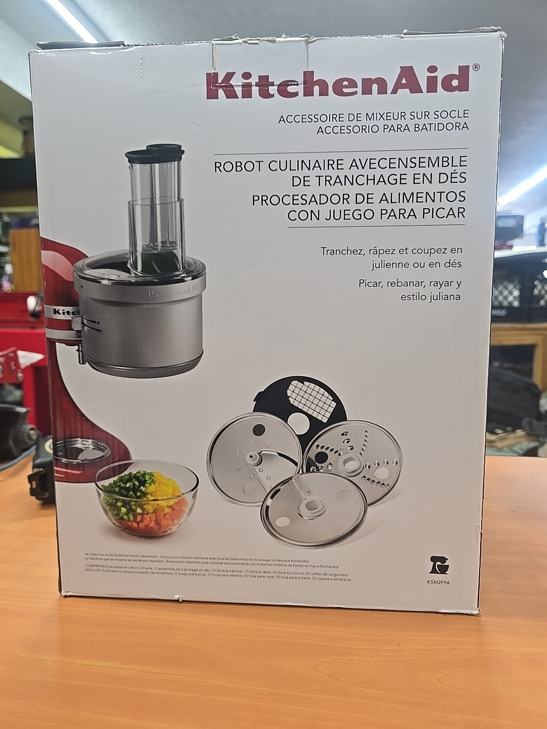 KitchenAid Stand Mixer Food Processor KSM2FPA Attachment BNIOB