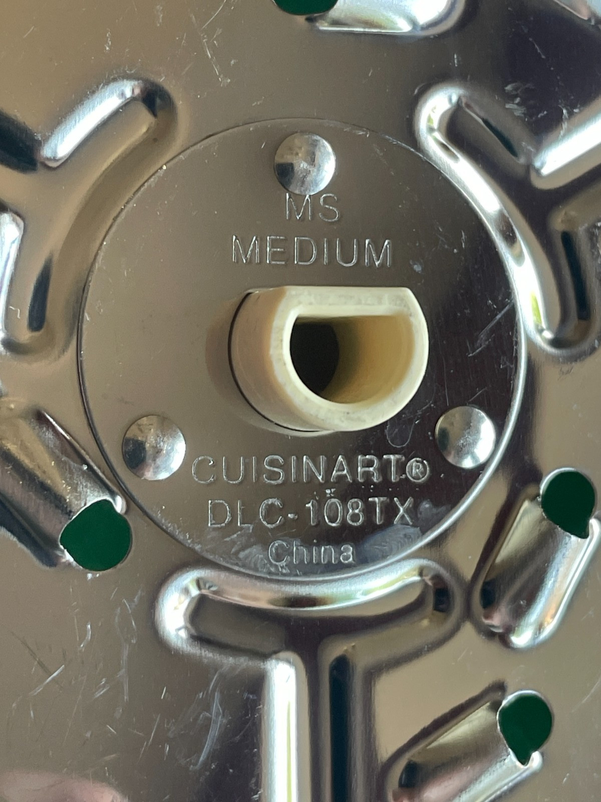 Cuisinart DLC-5TX Food Processor Discs: DLC-108TX Shred and DLC-103TX 3mm Slice