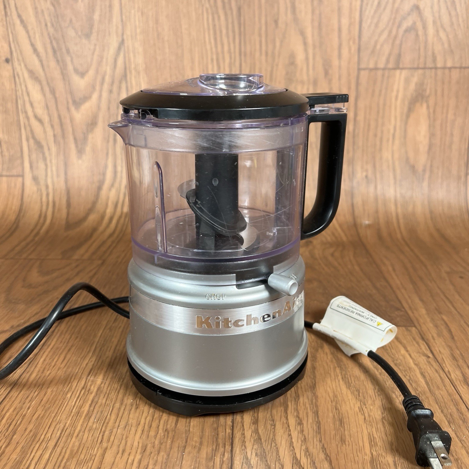 KitchenAid 3.5 Cup Mini Food Processor – KFC3516 – Light Silver: 2-Speed Chopper
