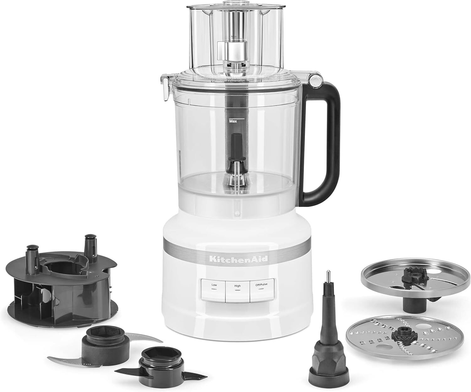 Brand New KitchenAid KFP1318WH 13-Cup Work Bowl Food Processor, White