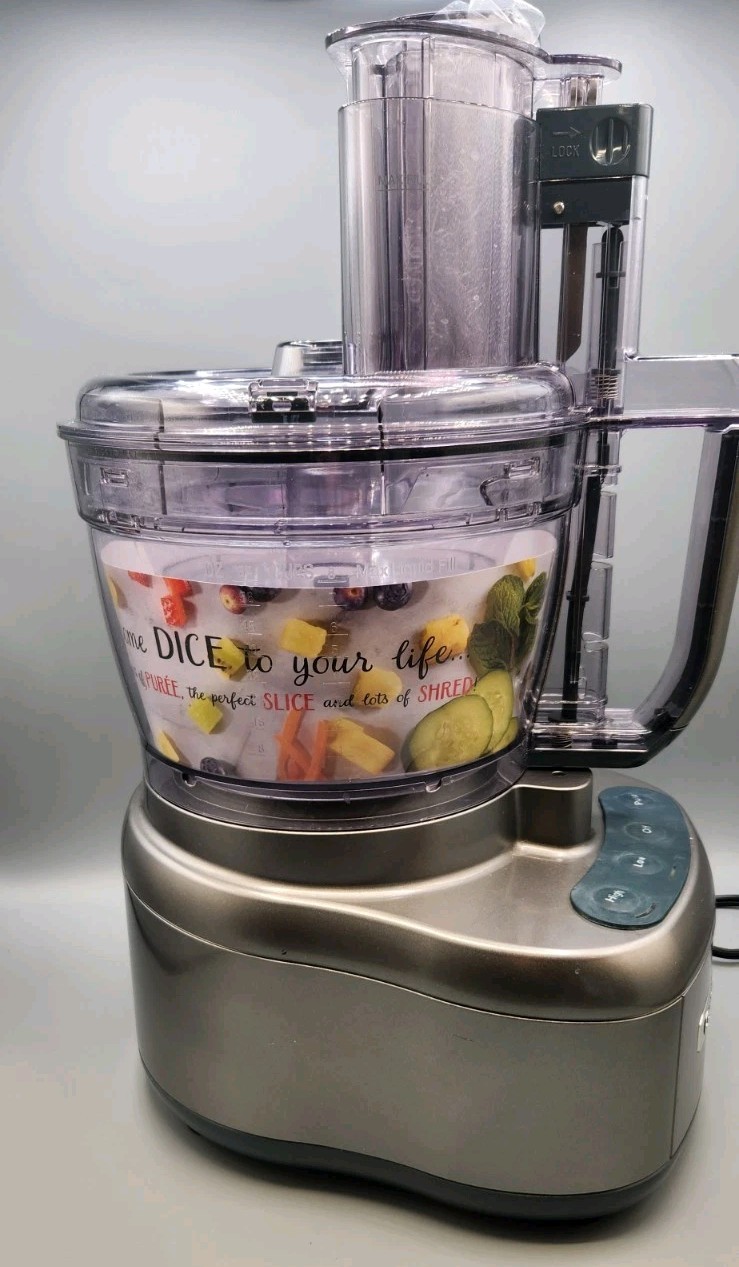 Cuisinart FP-13 Elemental 13-Cup Food Processor + dicing Kit + Storage case