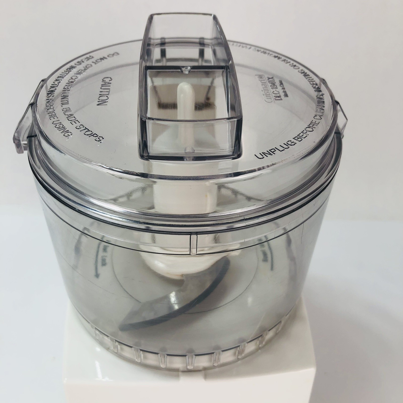 Cuisinart Mini-Prep Food Processor DLC-1 21 oz White 250 Watt VTG Tested Works