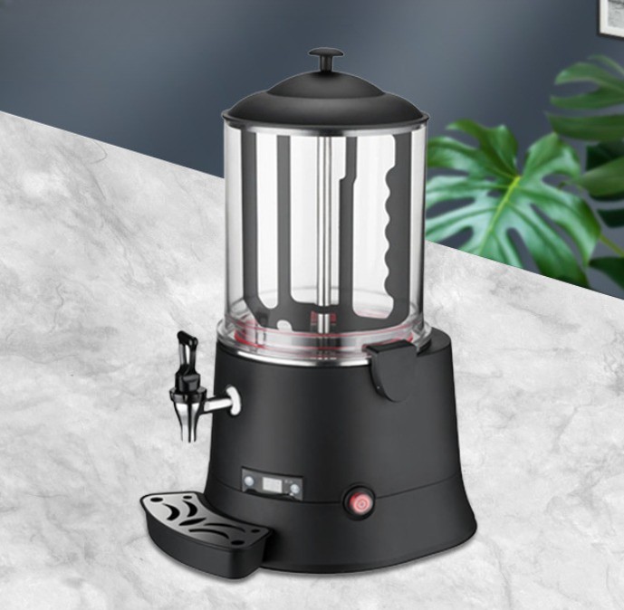 110V 5-10L Commercial Chocolate Hot Heating Dispenser Beverage Coffee Milk Mixer
