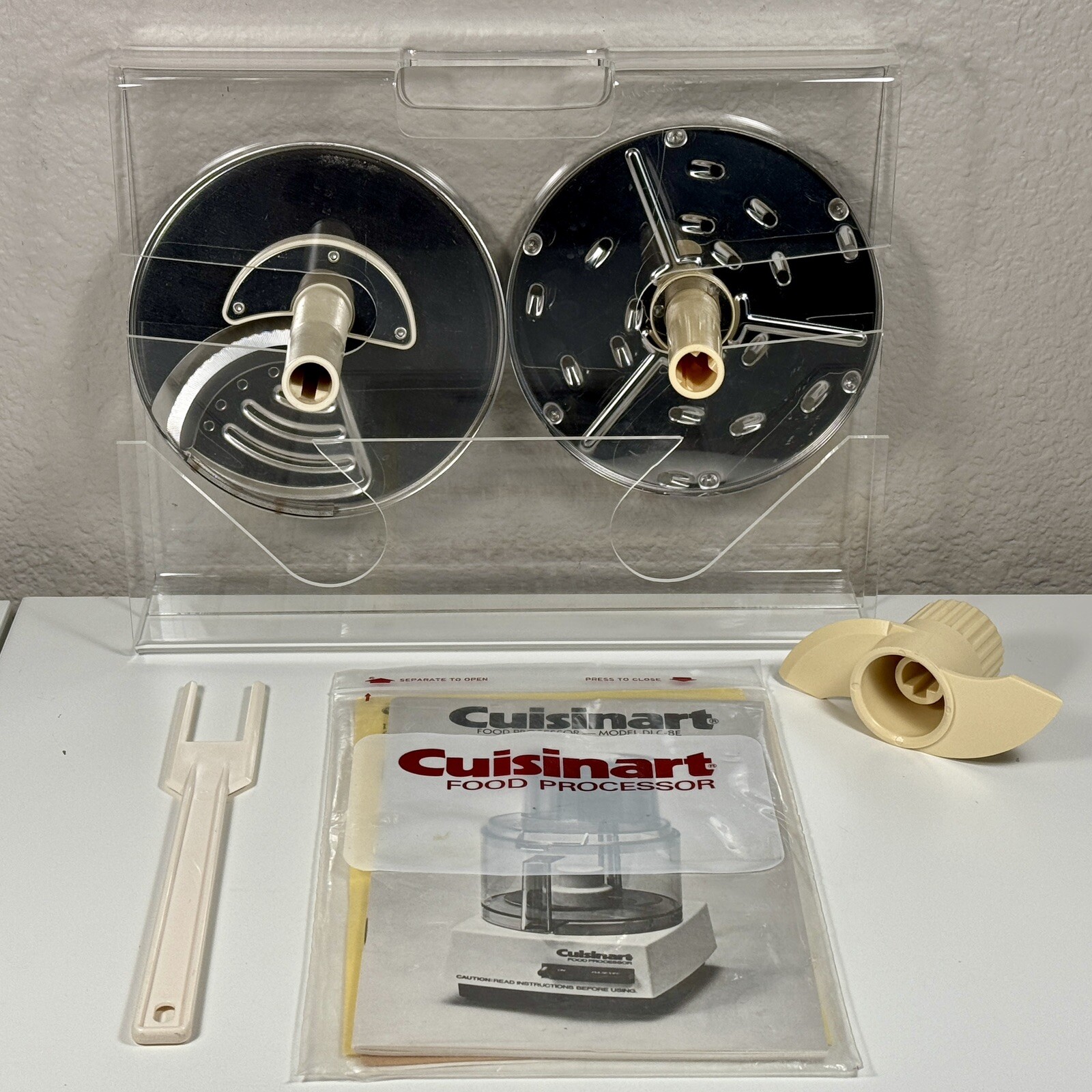 Cuisinart Food Processor DLC-8E Accessories w/ Acrylic Stand – Made in Japan