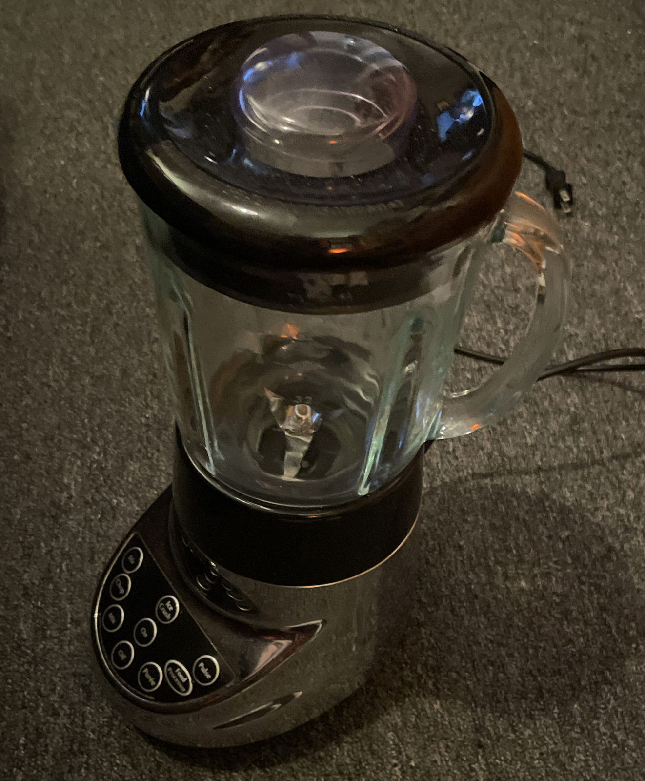 Cuisinart SmartPower Duet 500 Watt Blender Food Processor BFP-703CH glass