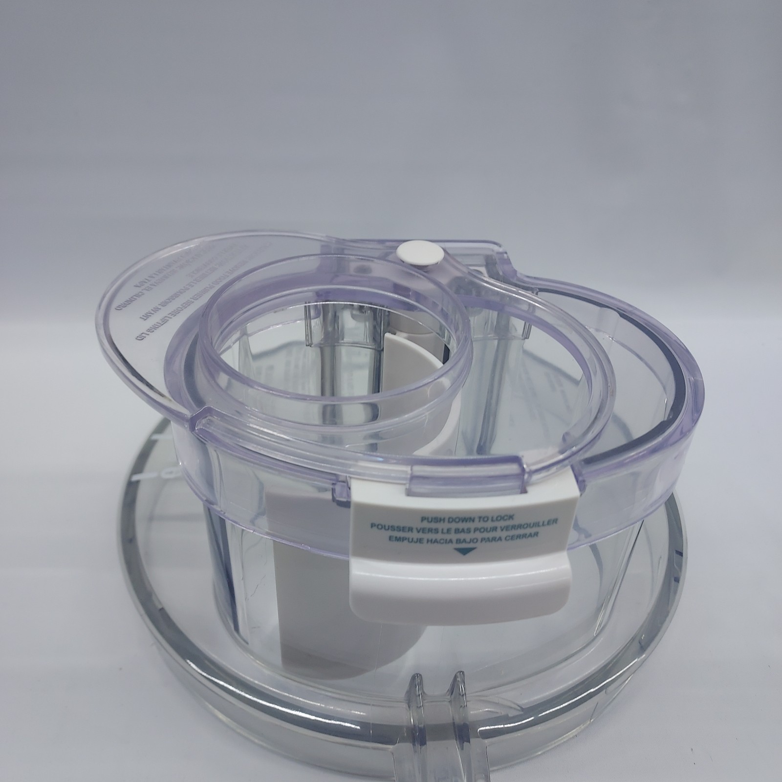 Hamilton Beach 70590 Big Mouth Food Processor Lid Feed Chute Assembly & Pusher