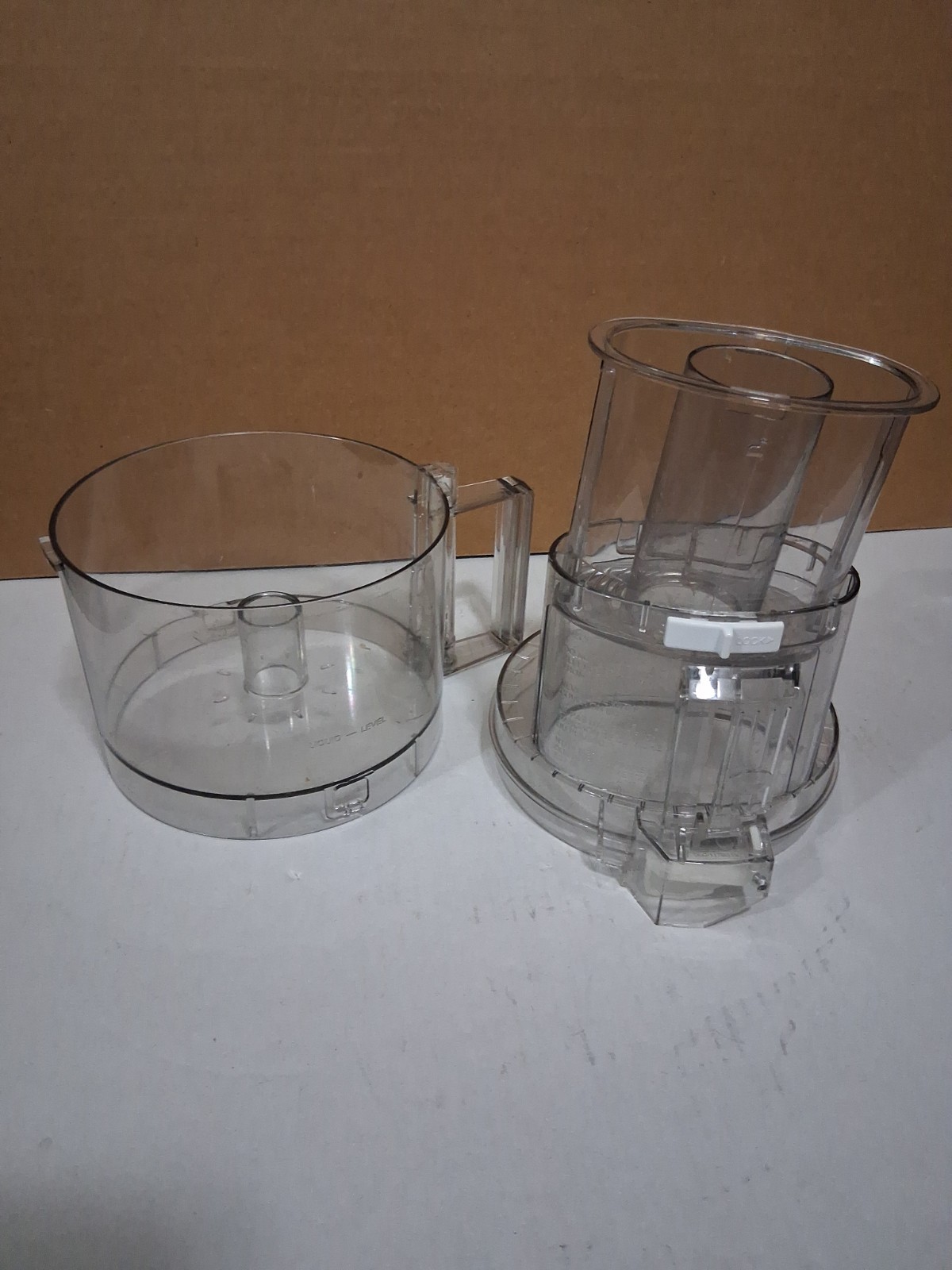 Cuisinart Classic Food Processor Work Bowl DLC-10 (118BGTX) w Lid NO Stuffer!
